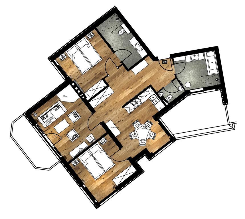 Apartmenthaus Enzian Hochsoelden Exteriör bild
